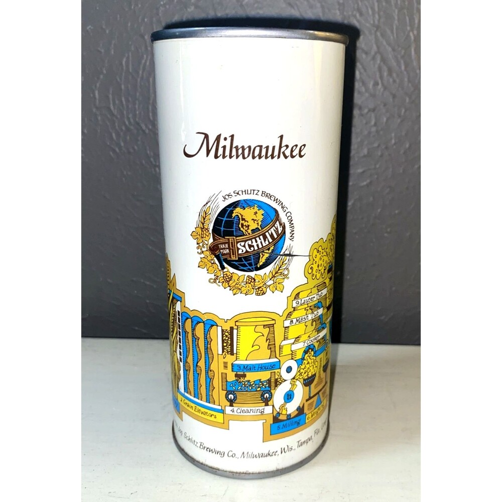 VINTAGE - MILWAUKEE SCHLITZ BREWING COMPANY - Beer Can Coin Bank 1974
